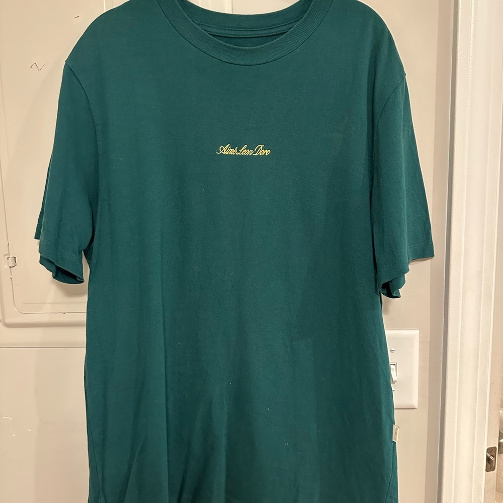 Aime Leon Dore Green Short Sleeve Embroidered ALD